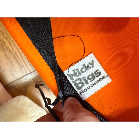 Deluxe ORANGE TOP HAT Dumb & Dumber Magician Clown Prop Costume Cap Formal NEW! - Picture 4 of 5